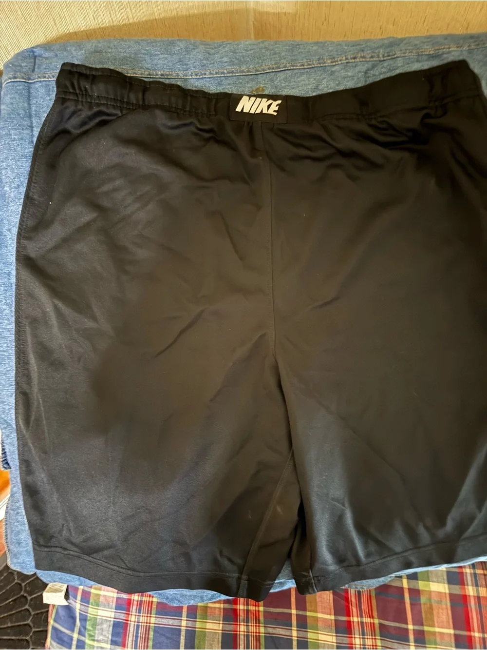 Nike Men’s Black Athletic Shorts with Reflective Swoosh